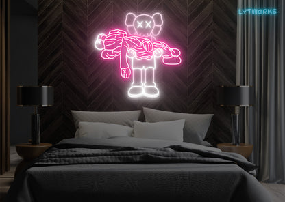 Neon KAWS "Gone"