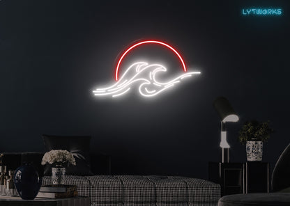 Sunsets and Waves Neon