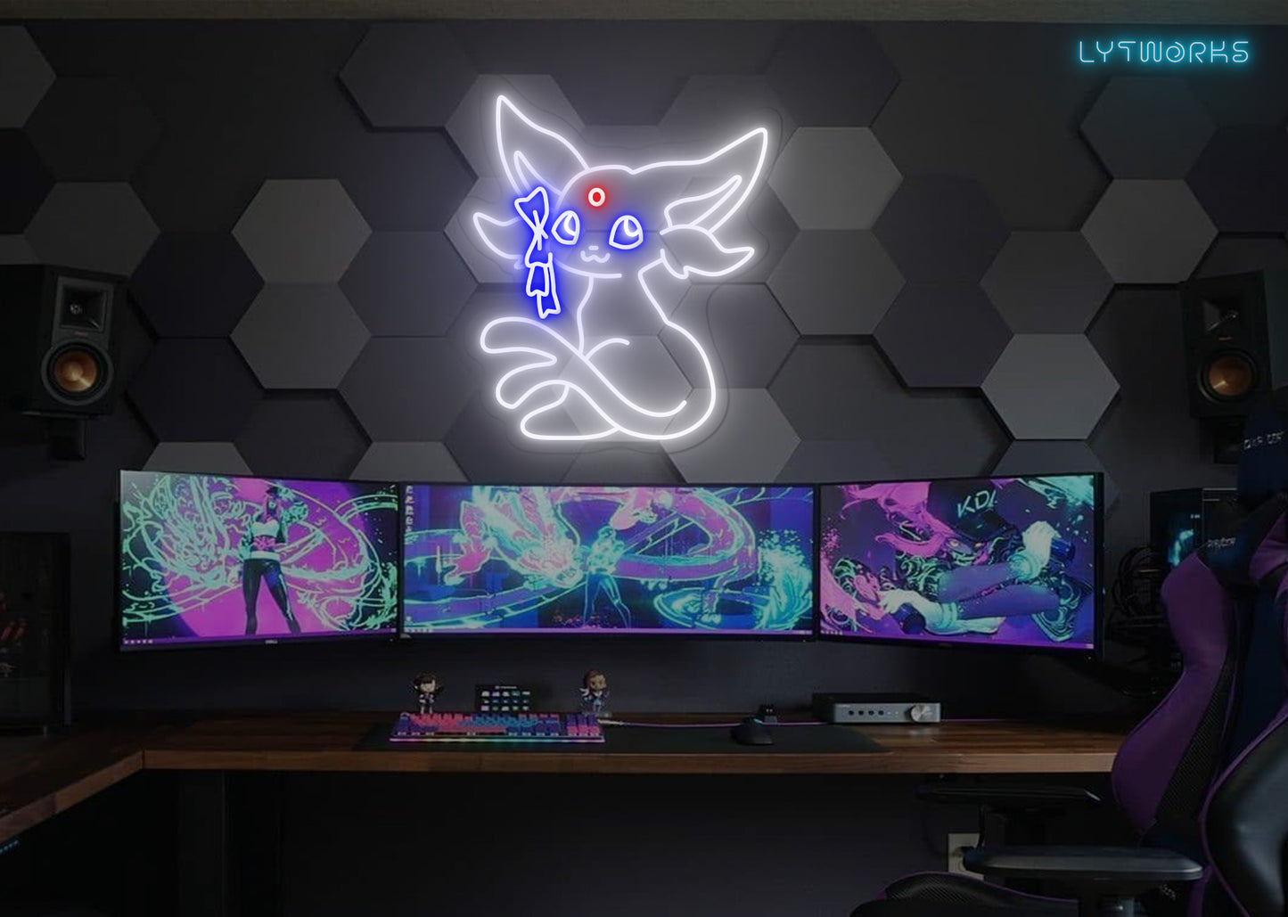 Espeon Pokemon Neon