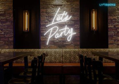 Neon "Lets Party"