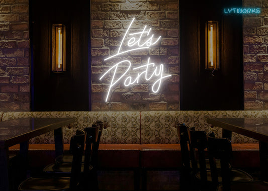 Neon "Lets Party"