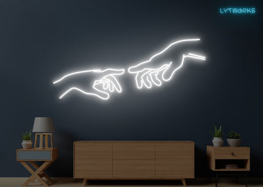 Creation of Adam, Hands of God