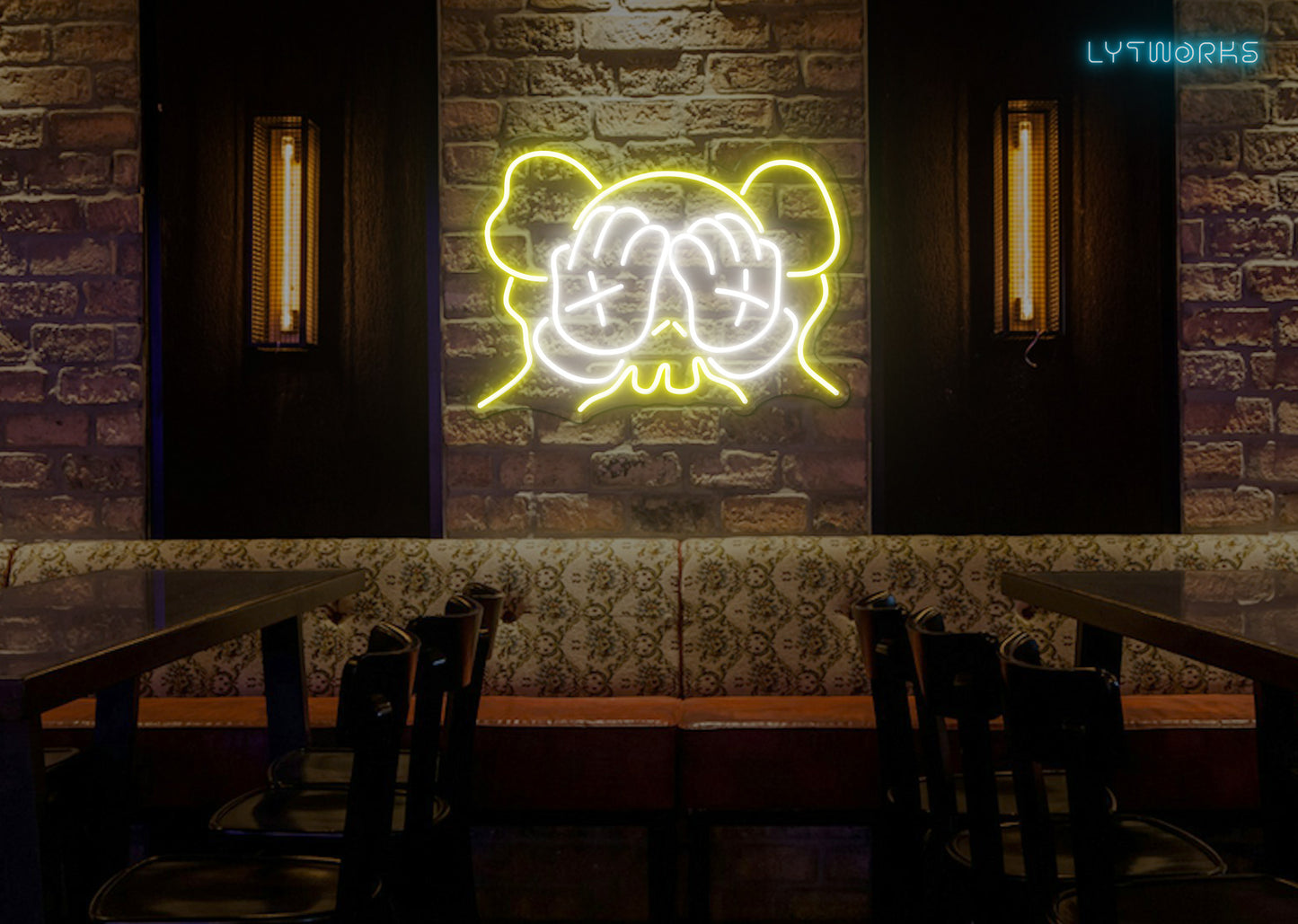 KAWS "PASSING THROUGH" Neon