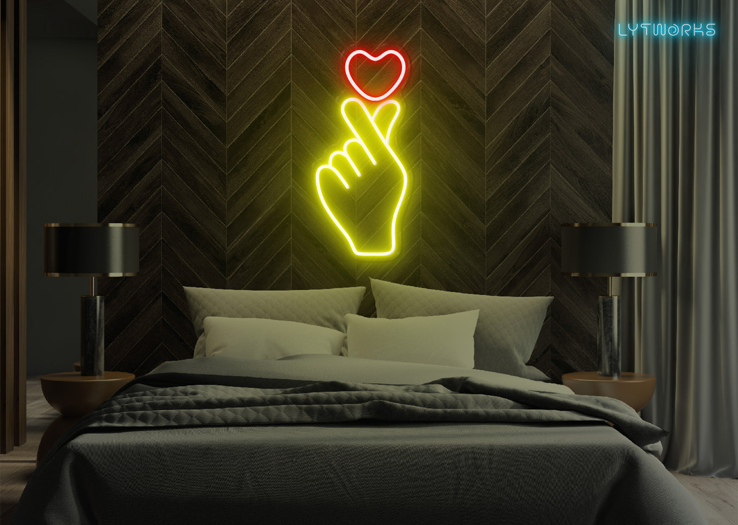 Neon Flicker of Love