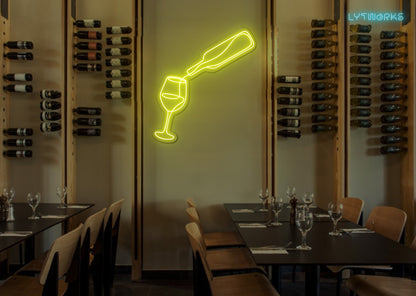 Neon Wine Time