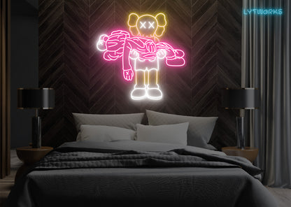 Neon KAWS "Gone"