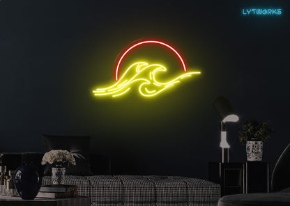 Sunsets and Waves Neon