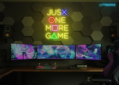 Neon "Just One More Game"